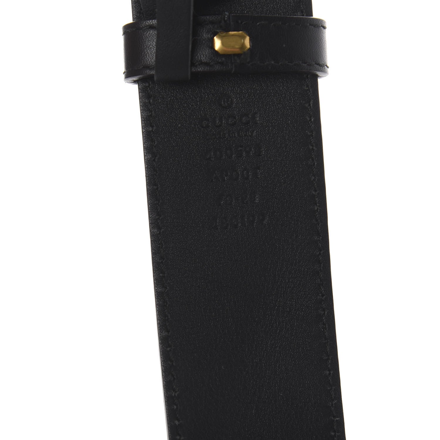 Gucci Calfskin Double G 40mm Belt 70 28 Black 3 of 6