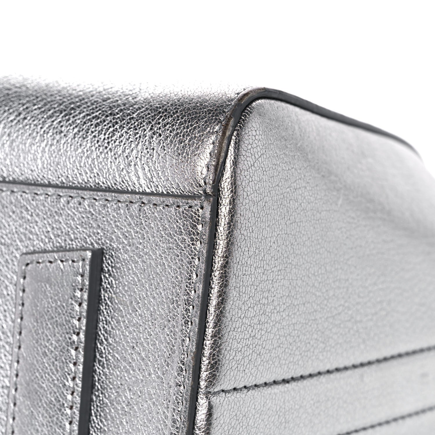 Givenchy Metallic Sugar Goatskin Small Antigona Silver 8 of 17