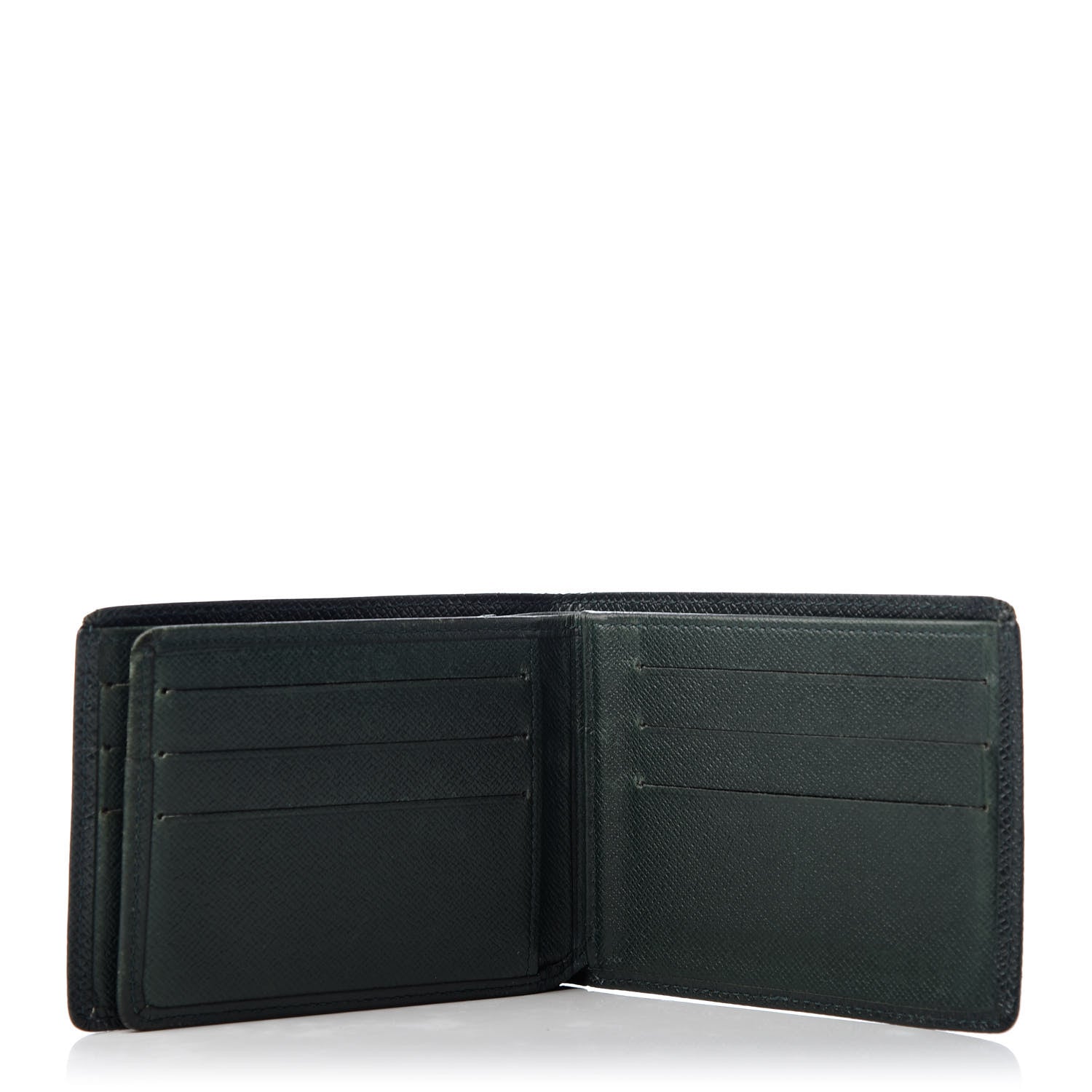 Louis Vuitton Taiga Mens Billfold Wallet 3 Flaps Epicea 6 of 11