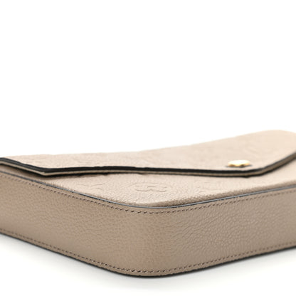 Louis Vuitton Empreinte Pochette Felicie Chain Wallet Tourterelle 9 of 10
