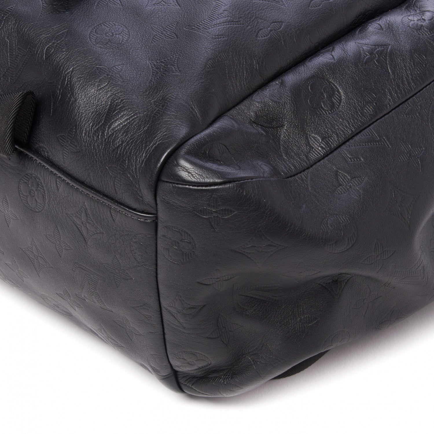 Louis Vuitton Calfskin Monogram Shadow Discovery Backpack Black 5 of 10