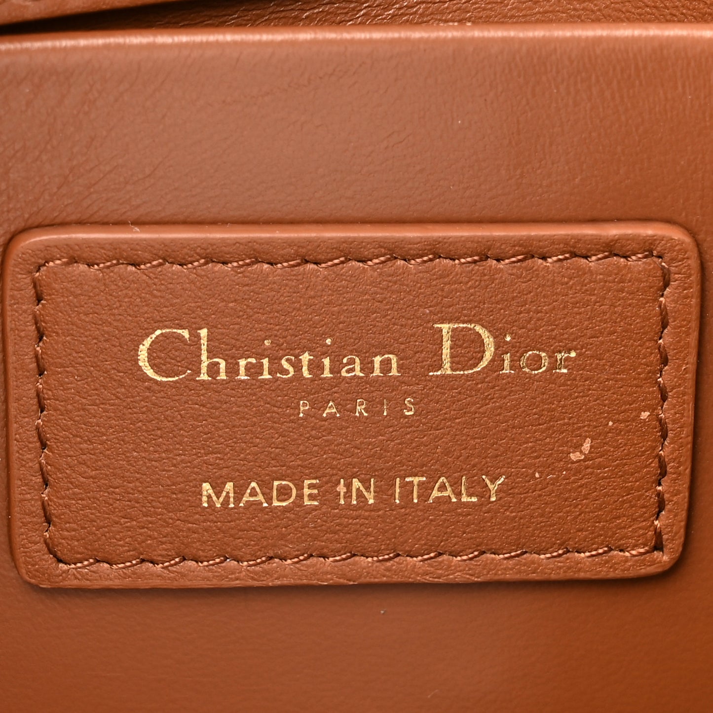 Grained Calfskin 30 Montaigne East West Chain Flap Bag Brown