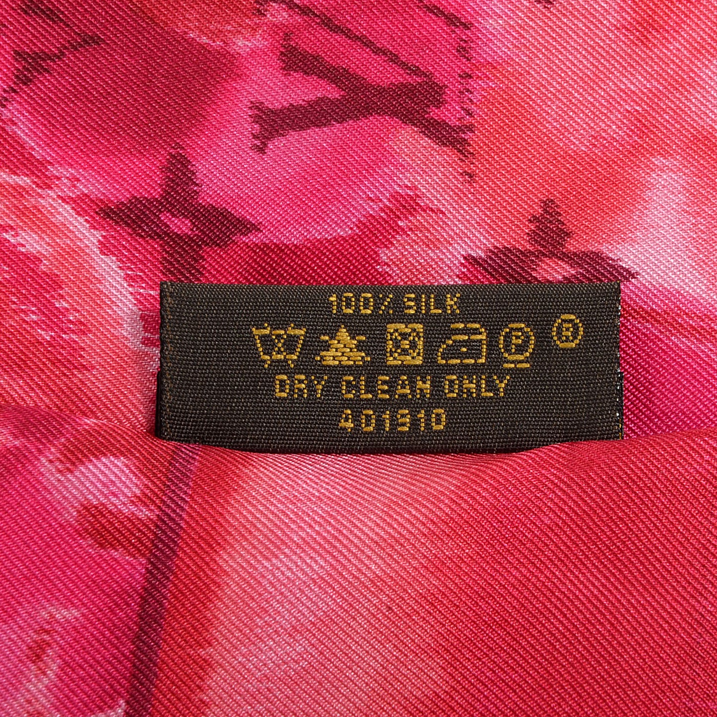 Silk Monogram Ikat Summer Bandeau Rose Indien