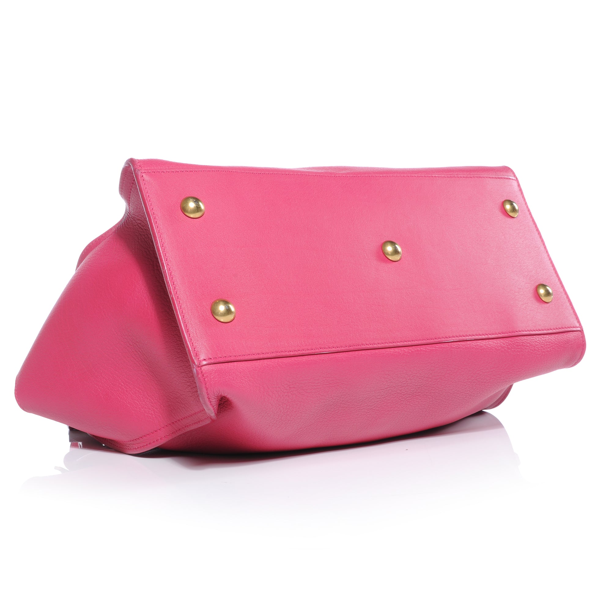 Saint Laurent Leather Petit Cabas Y Chyc Tote Fuchsia 4 of 8