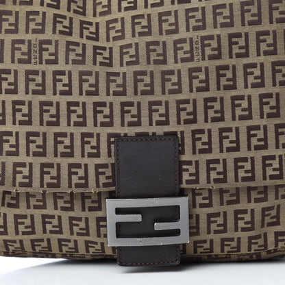 Fendi Zucchino Mama Baguette Dark Brown 11 of 11