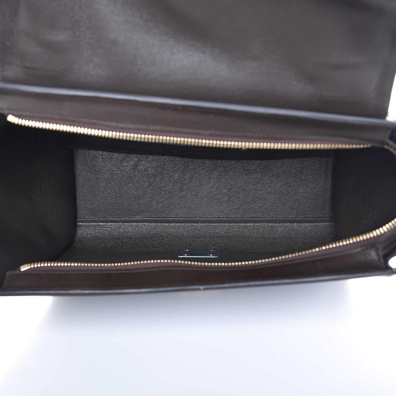 Celine Sleek Calfskin Tri-color Small Trapeze Wine 6 of 9
