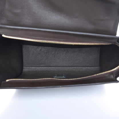 Celine Sleek Calfskin Tri-color Small Trapeze Wine 6 of 9