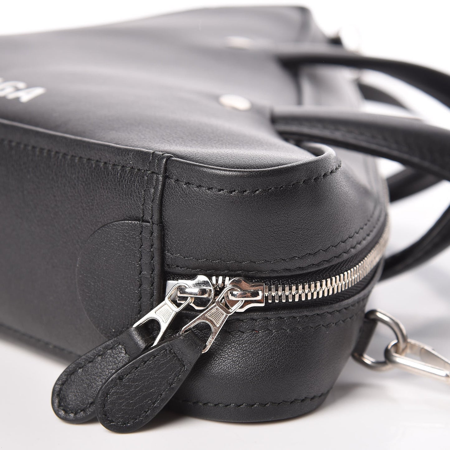Calfskin XS Triangle Duffle Black