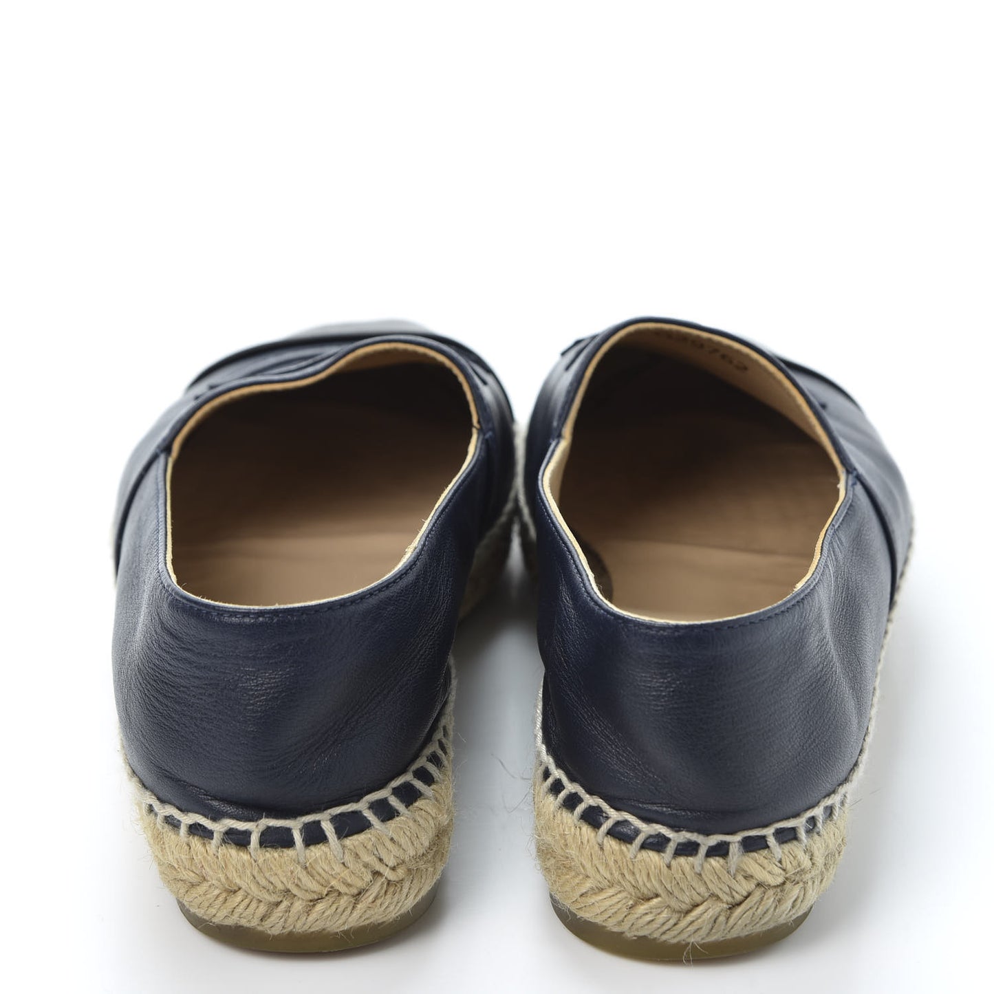 Lambskin CC Espadrilles 37 Navy Black