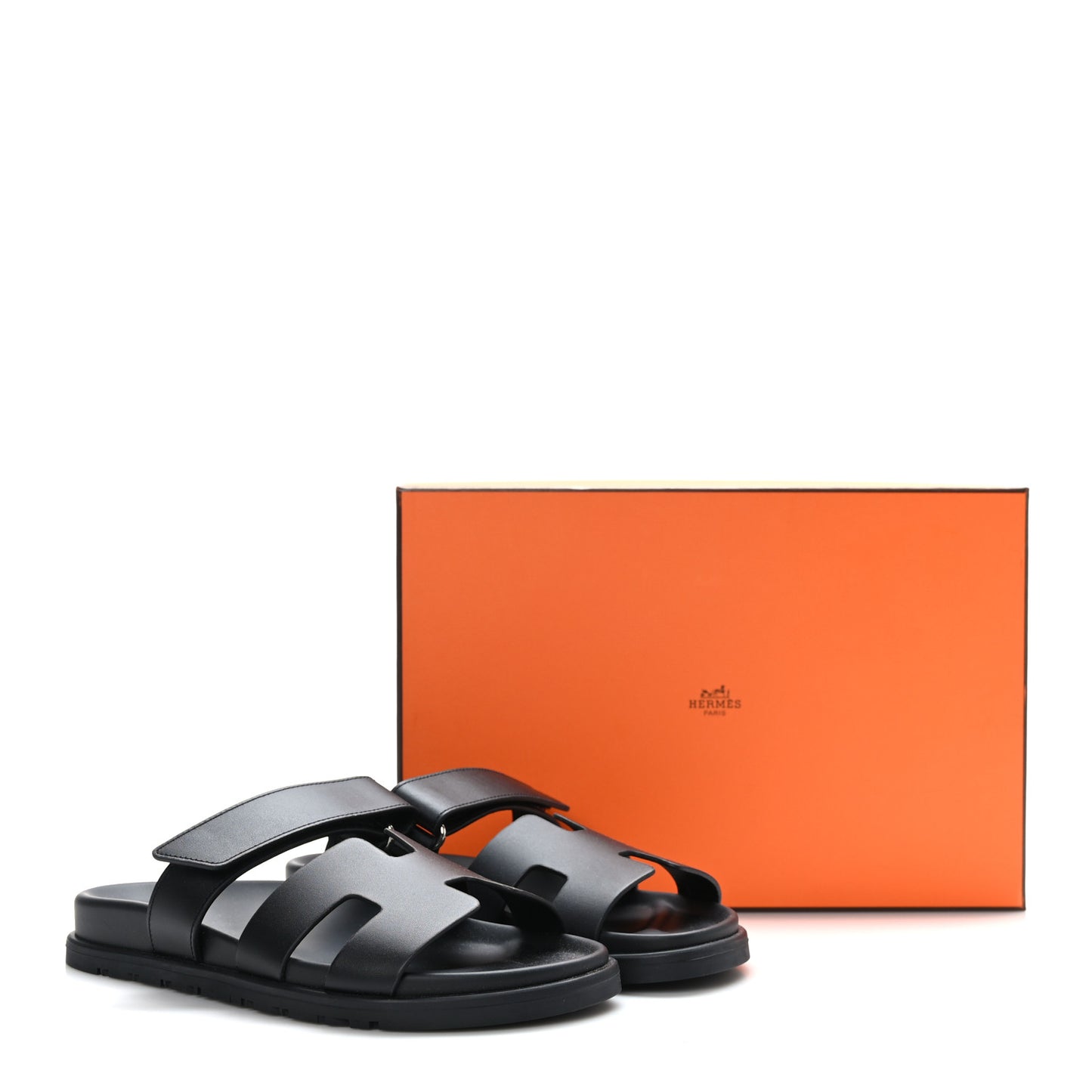 Calfskin Womens Chypre Sandals 37.5 Black