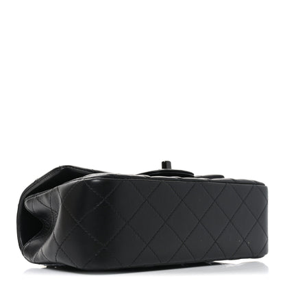 Chanel Lambskin Quilted Mini Top Handle Rectangular Flap So Black 4 of 11