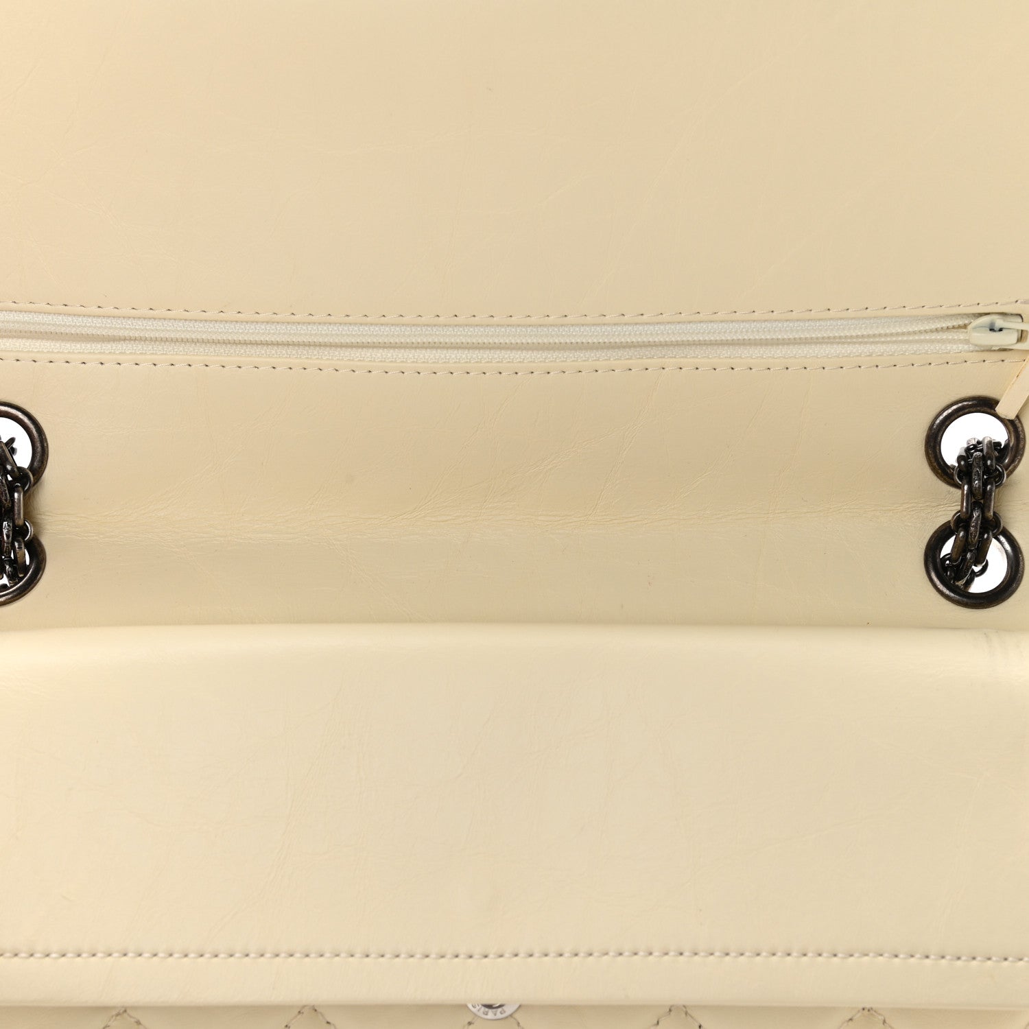 Chanel Aged Calfskin Quilted 2.55 Reissue 226 Flap White 11 of 13