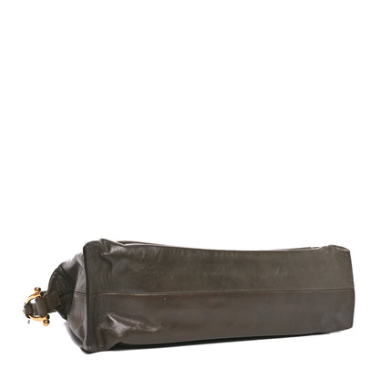 Chloe Natural Shiny Calfskin Small Paraty 24 Bag Flannel Grey 4 of 10
