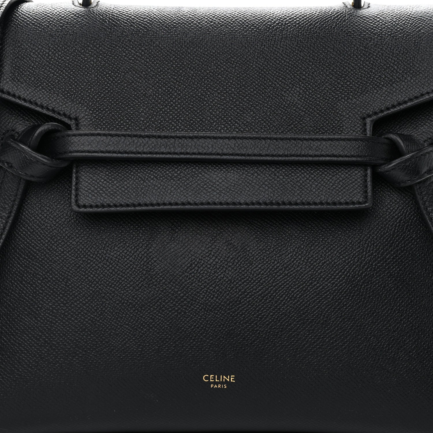 Celine Grained Calfskin Micro Belt Bag Black 8 of 11