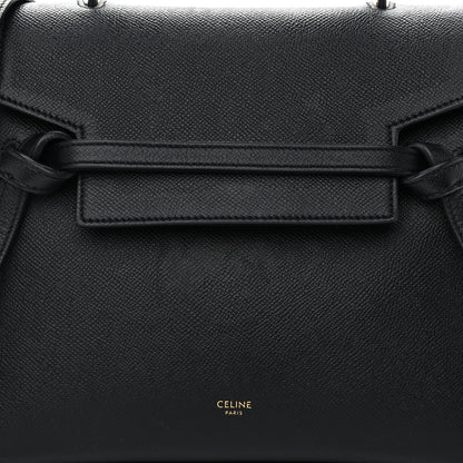 Celine Grained Calfskin Micro Belt Bag Black 8 of 11