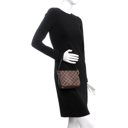Louis Vuitton Damier Ebene Trousse Make Up Bag Pochette 2 of 16