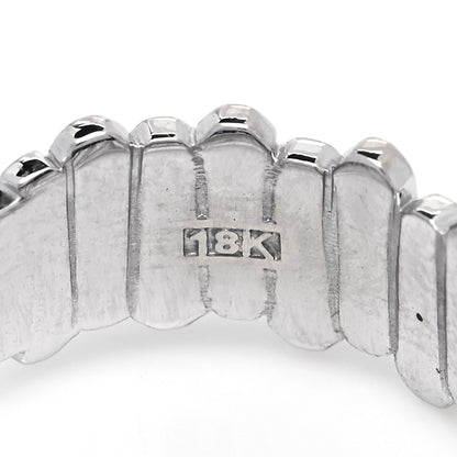 Suzanne Kalan 18K White Gold Diamond Fireworks Ring 56 7.5 9 of 10