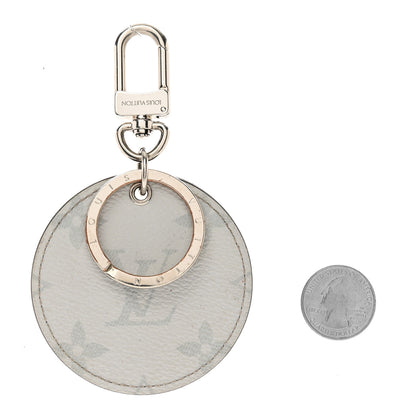 Louis Vuitton Monogram Porte Cle Logo Bag Charm Key Ring White 2 of 4