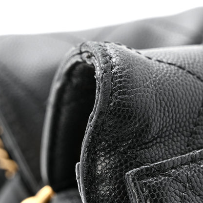 Chanel Caviar Quilted Small Chanel 25 Handbag Black 13 of 14