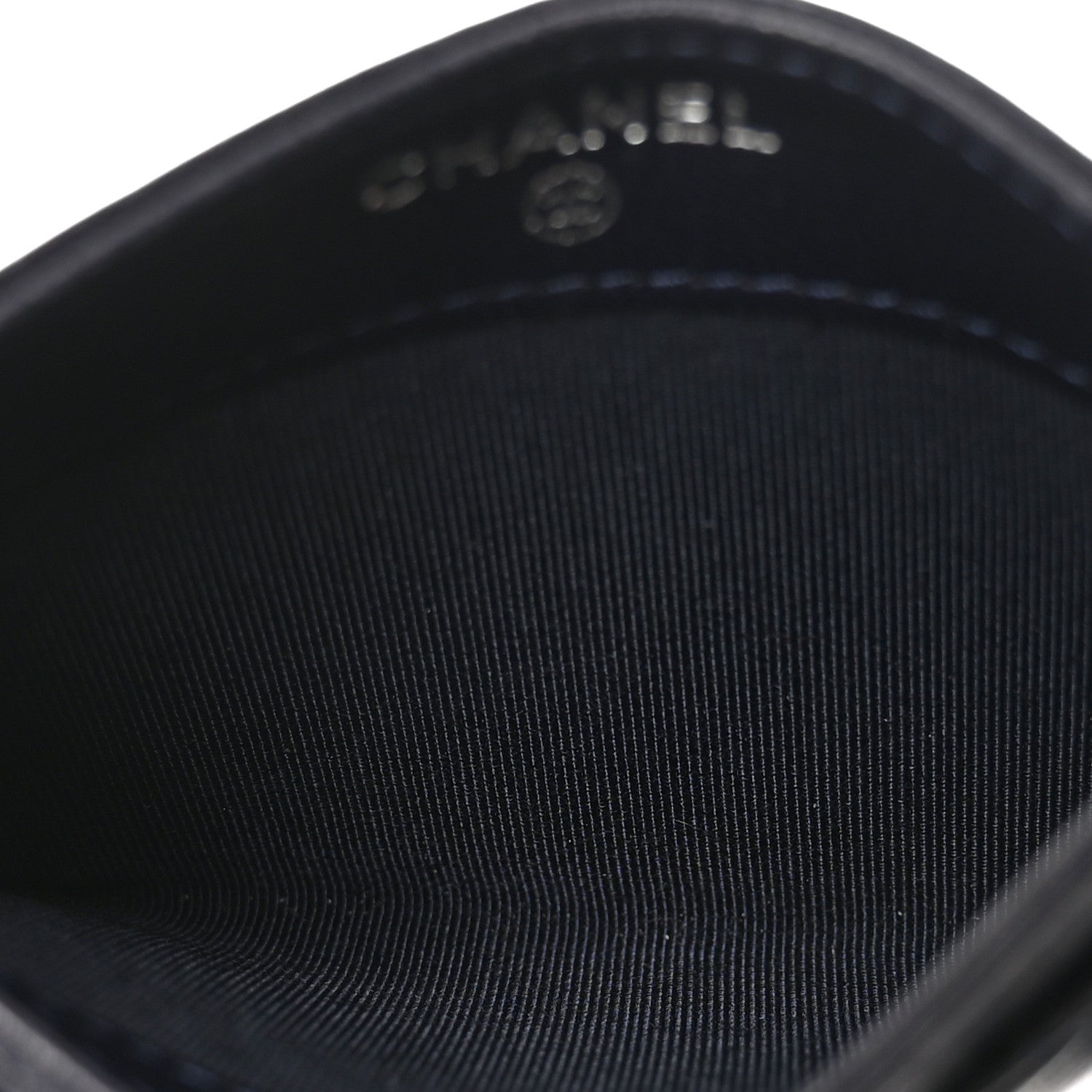 Chanel Lambskin Quilted Card Holder Navy Blue 5 of 8