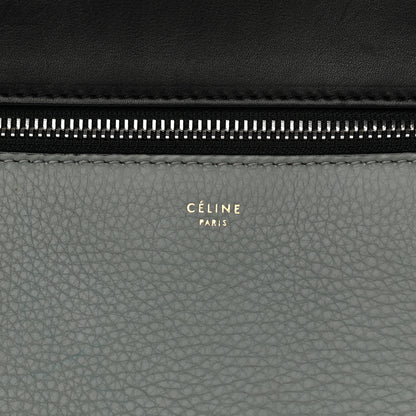 Celine Calfskin Medium Bi-Color Edge Shoulder Bag Almond 5 of 12