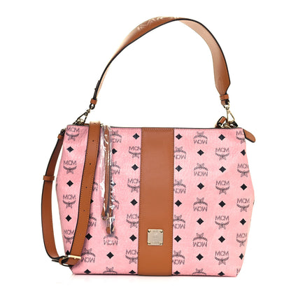 MCM Visetos Medium Klara Hobo Soft Pink 1 of 14