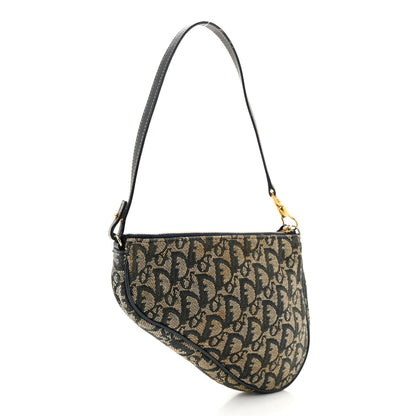 Christian Dior Monogram Mini Saddle Pochette Black 3 of 13