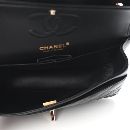 Chanel Lambskin Quilted Small Double Flap Black 4 of 8