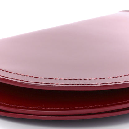 Versace Calfskin Large Greca Goddess Clutch Red 11 of 12