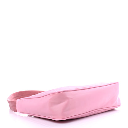 Prada Tessuto Nylon Saffiano Mini Re-Edition 2000 Bag Rosa 4 of 7