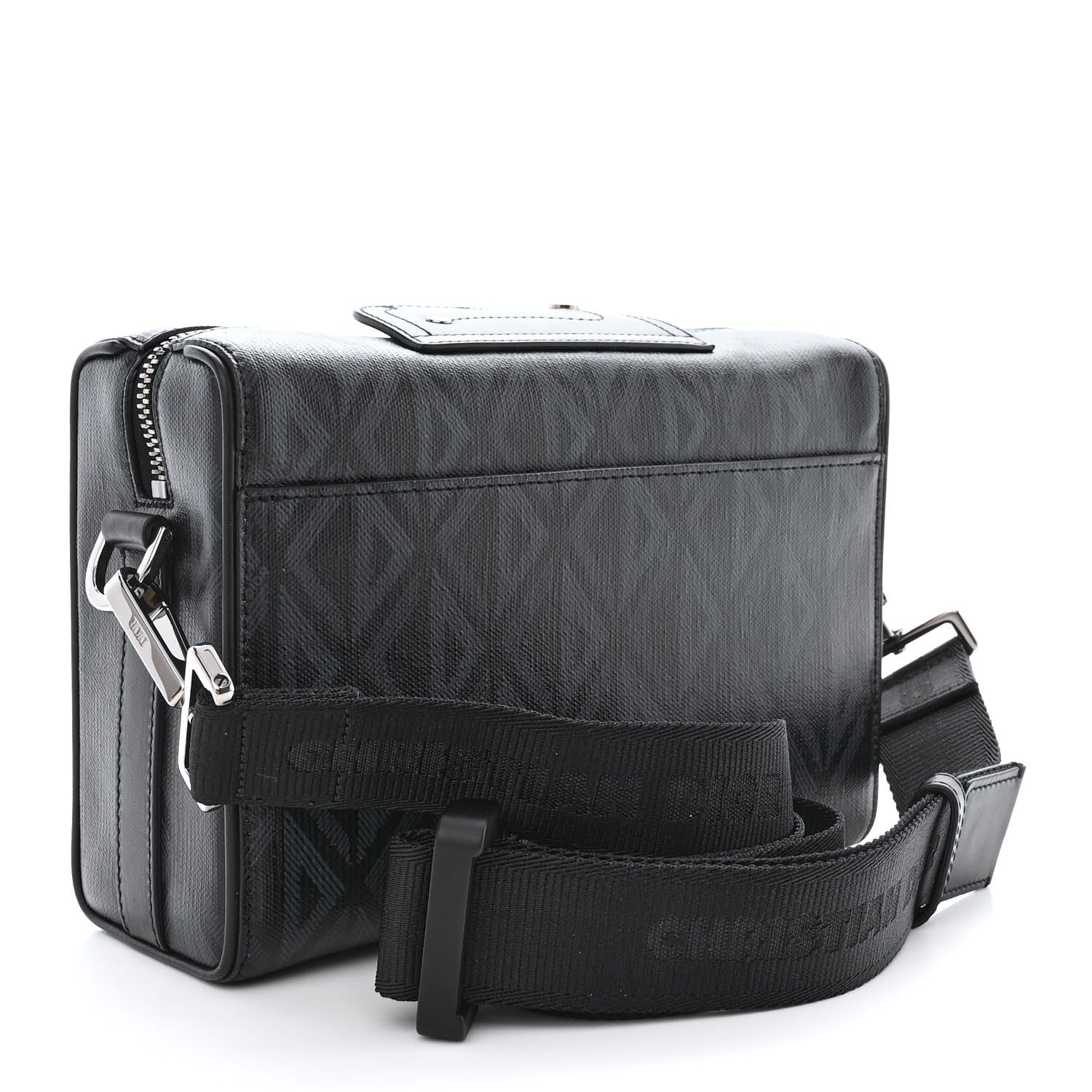 Christian Dior Canvas CD Diamond Lingot 22 Bag Black 3 of 10