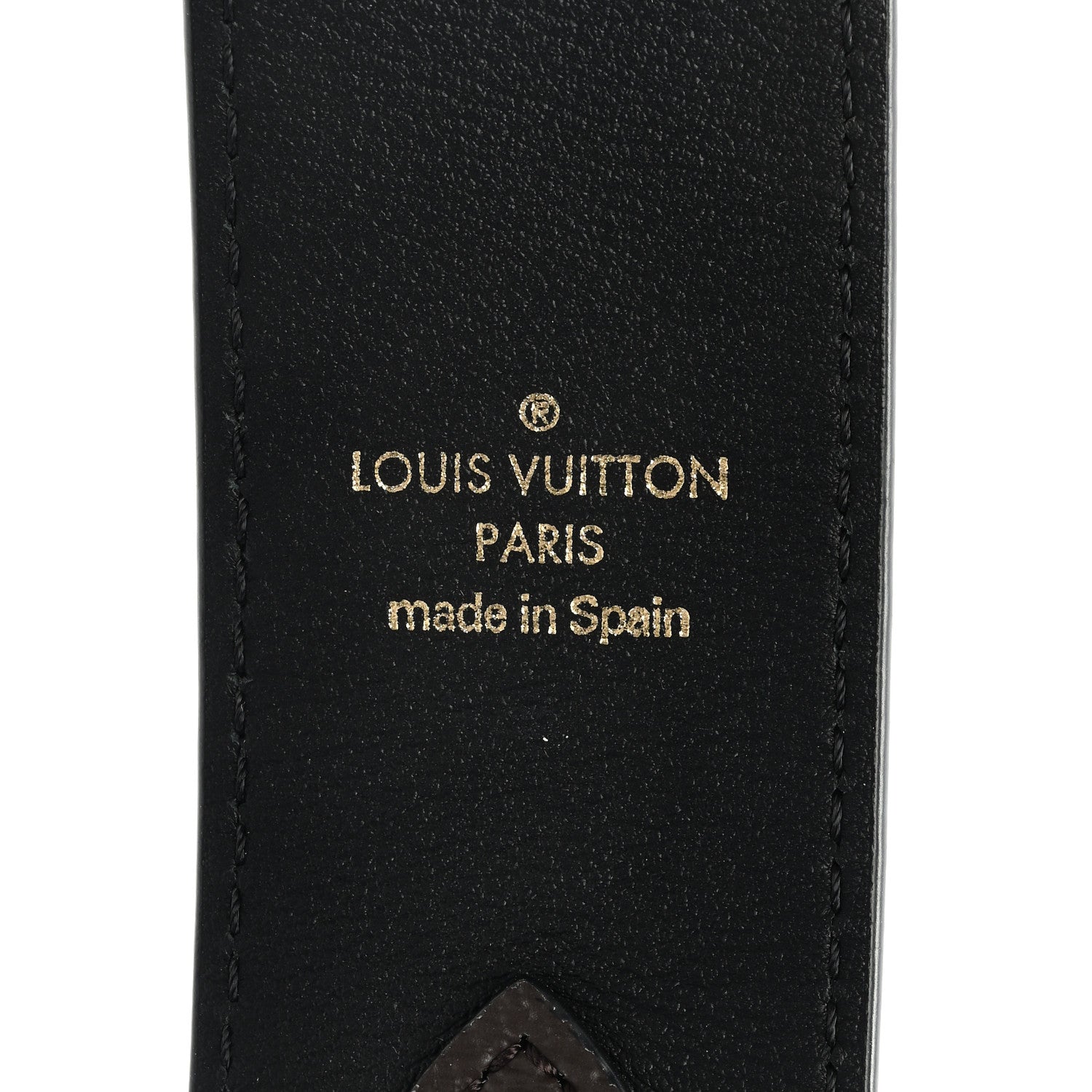 Louis Vuitton Monogram Bandouliere Shoulder Strap Black 3 of 3