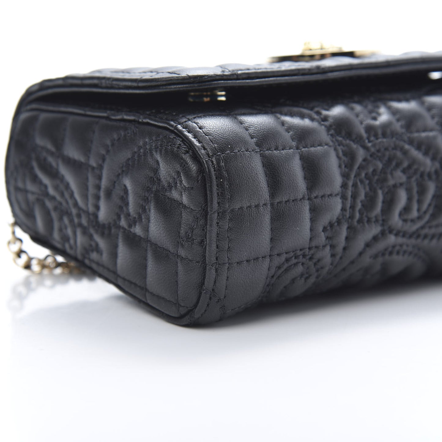 Nappa Quilted Trapuntata Tribute Crossbody Black