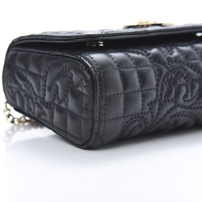 Versace Nappa Quilted Trapuntata Tribute Crossbody Black 8 of 10
