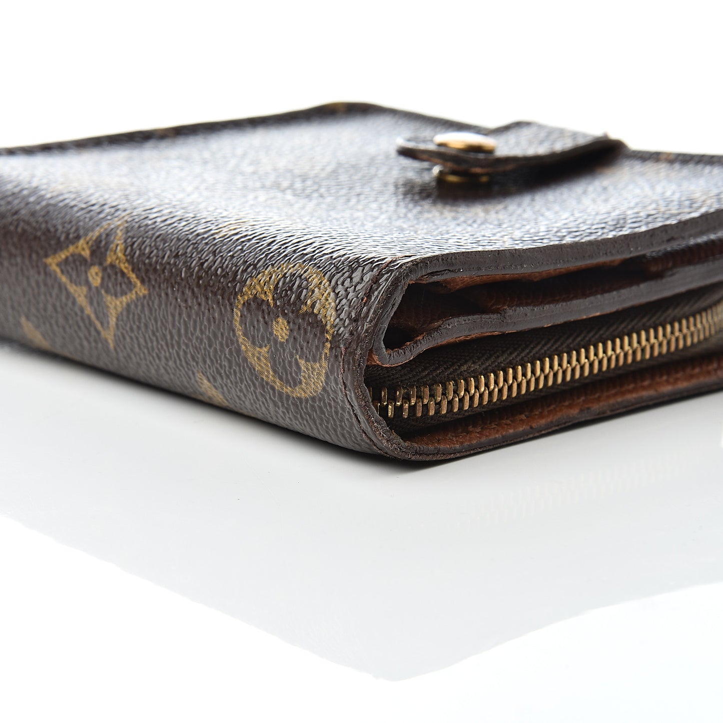 Monogram Compact Zippe Zipped Wallet