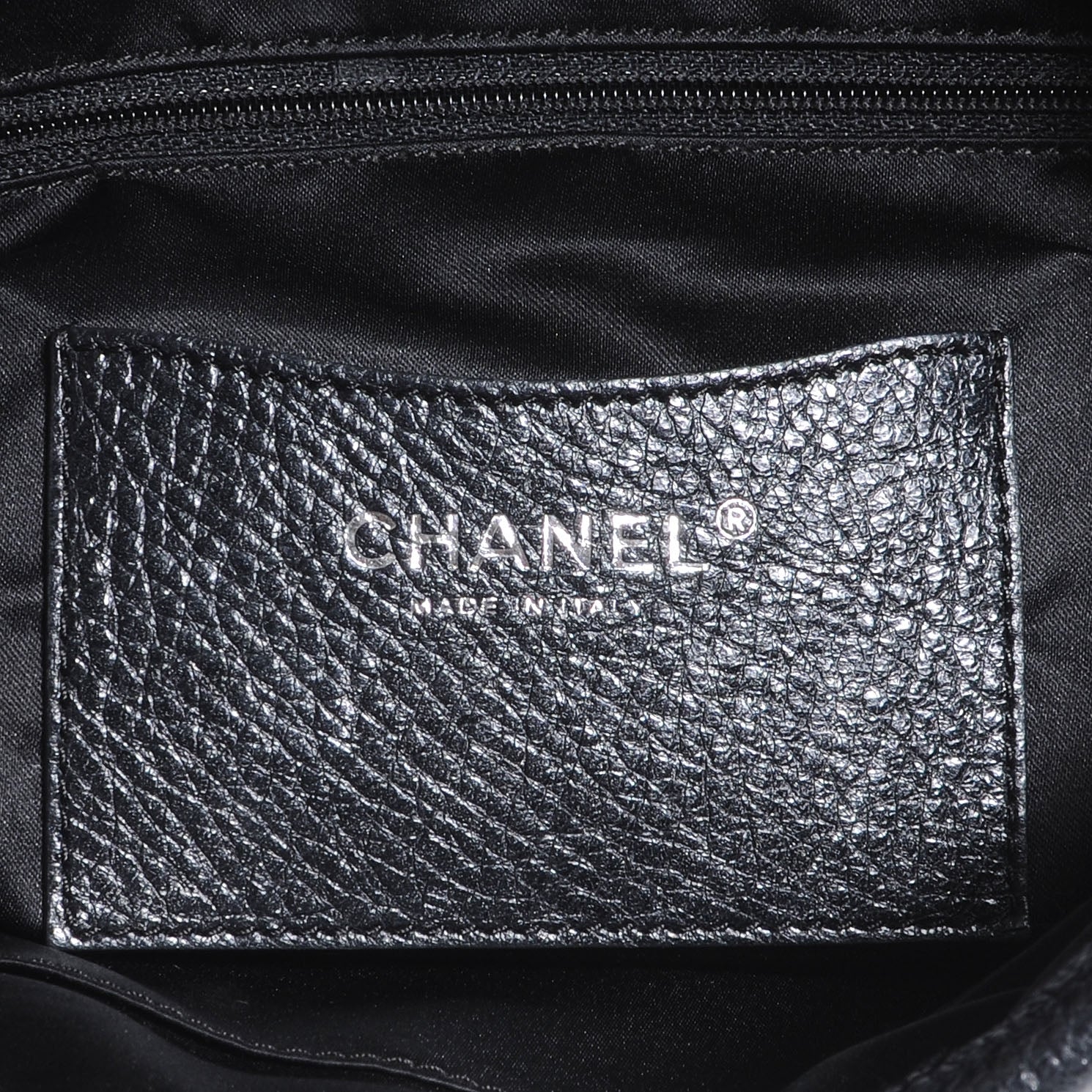 Chanel Glazed Calfskin On The Road XL Flap Black 6 of 7