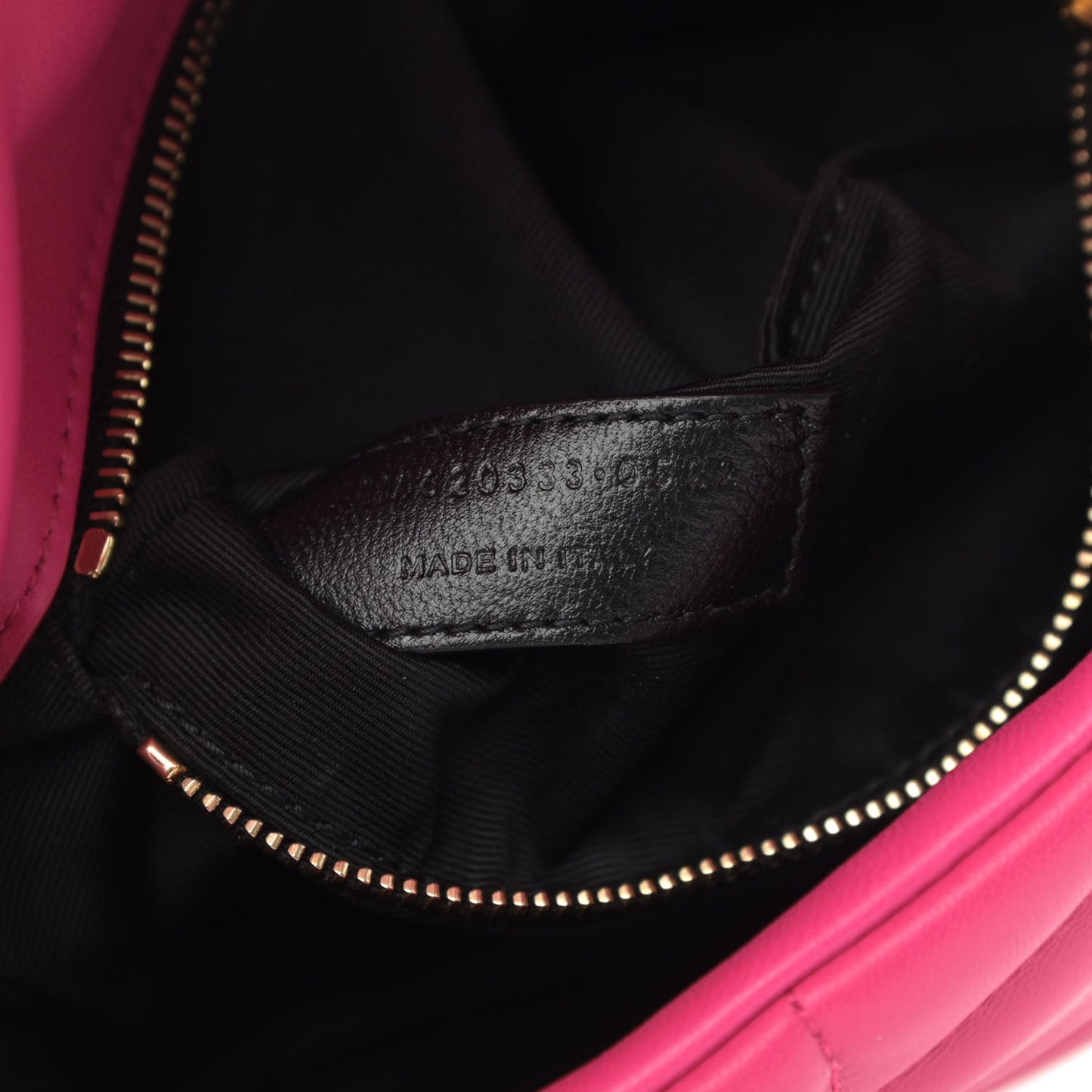 Lambskin Quilted Toy Loulou Puffer Monogram Chain Satchel Bubblegum