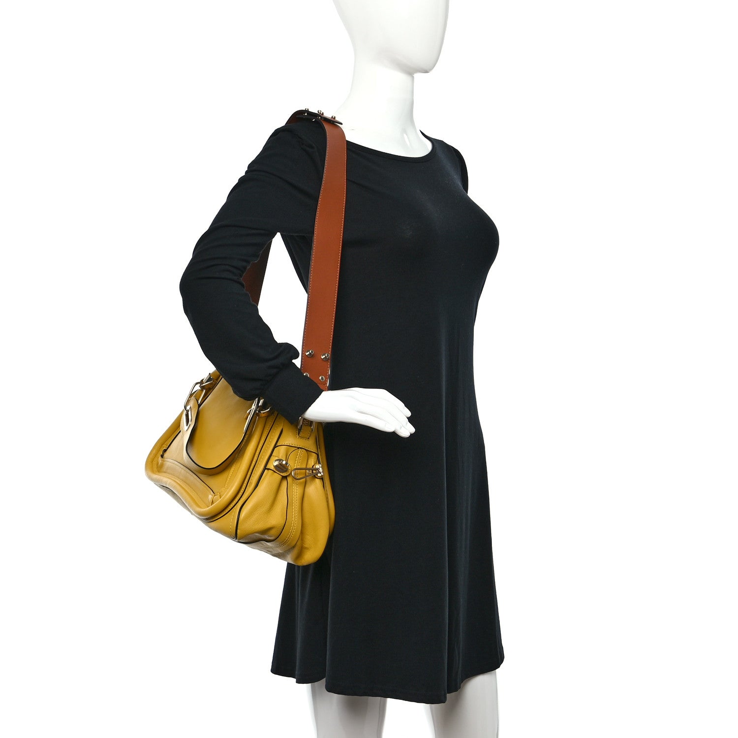 Chloe Calfskin Medium Military Paraty Citrus Grove 2 of 8