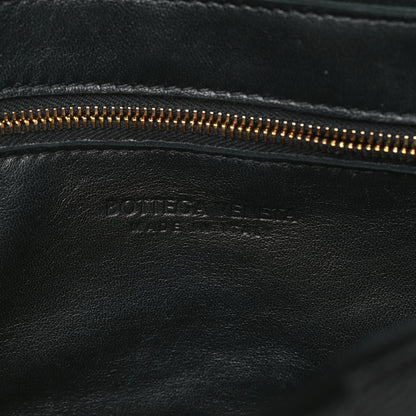 Bottega Veneta Grained Calfskin Maxi Intrecciato Cassette Crossbody Bag Black 6 of 10