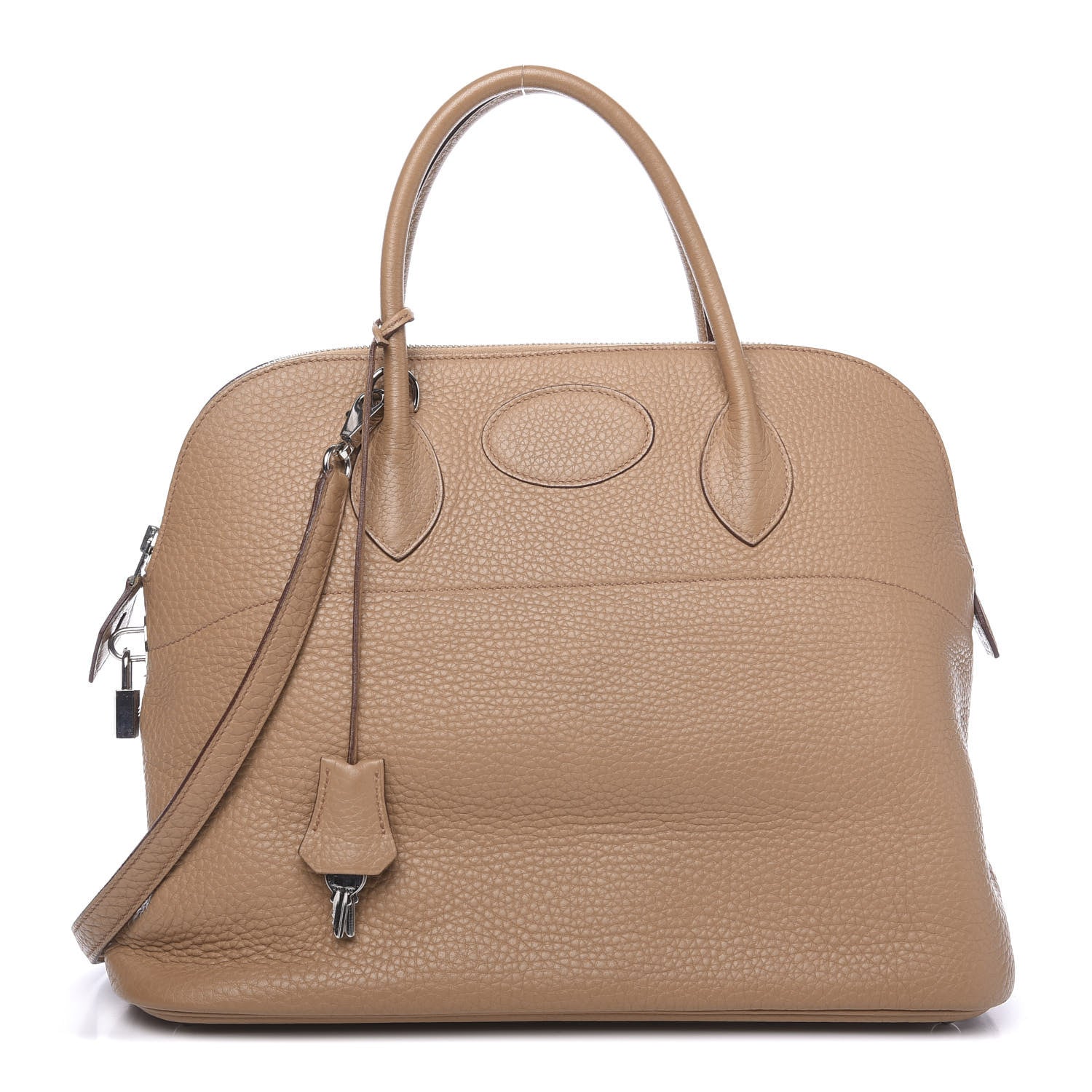 Hermes Taurillon Clemence Bolide 35 Tabac Camel 1 of 15