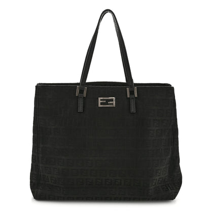 Fendi Zucchino Vitello Tote Black 1 of 14