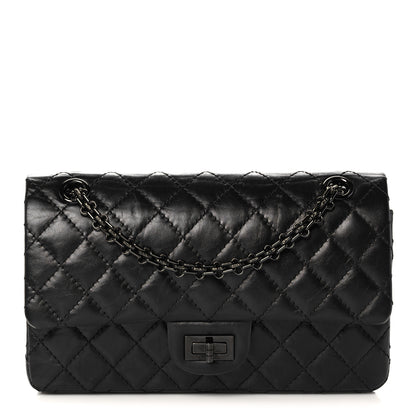 Chanel Aged Calfskin Quilted 2.55 Reissue 225 Flap So Black 1 of 11