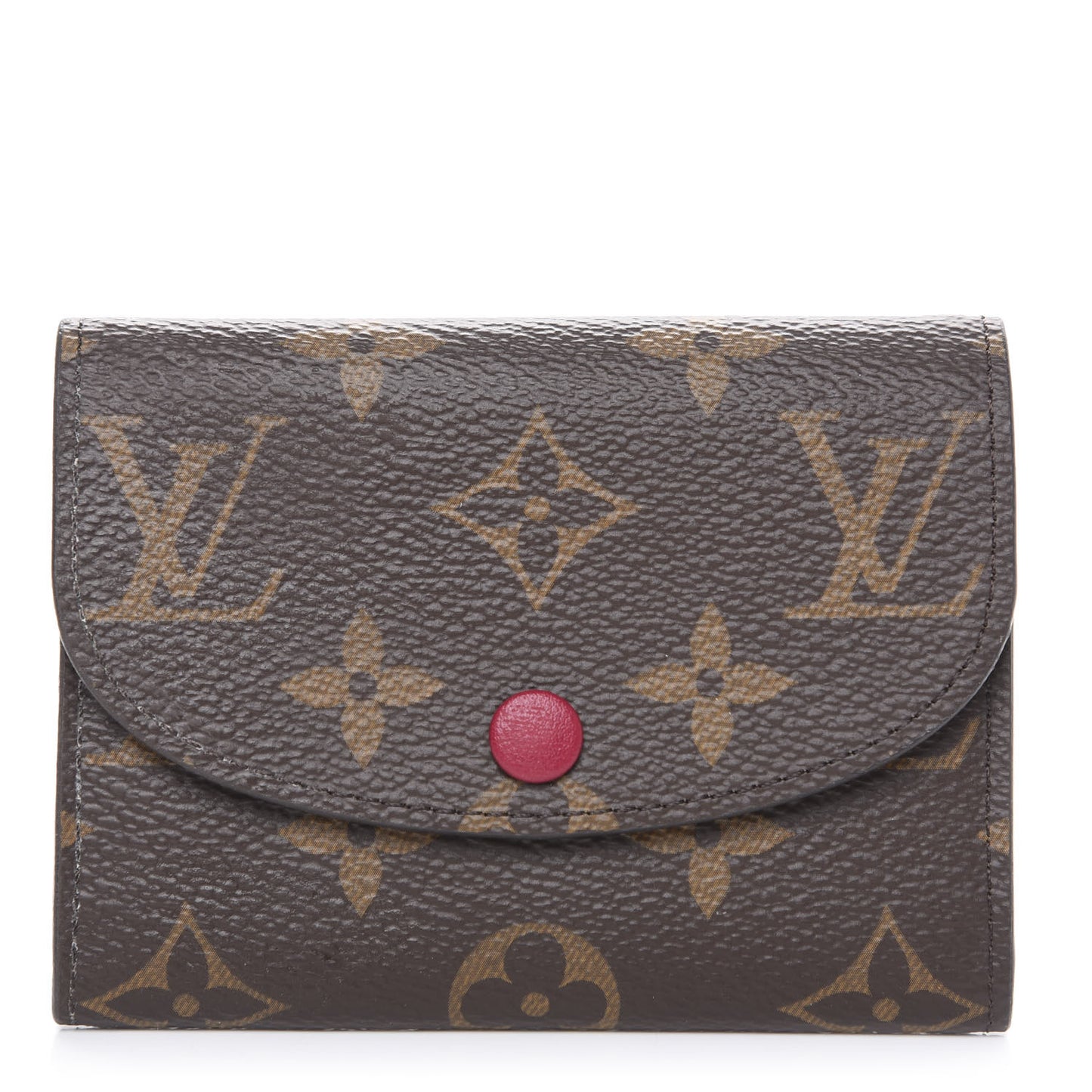 Monogram Rosalie Coin Purse Fuchsia