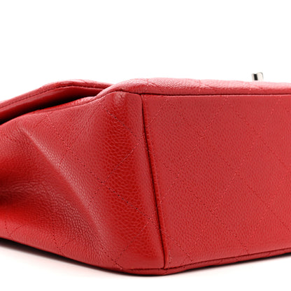 Chanel Caviar Quilted Maxi Double Flap Red 9 of 13