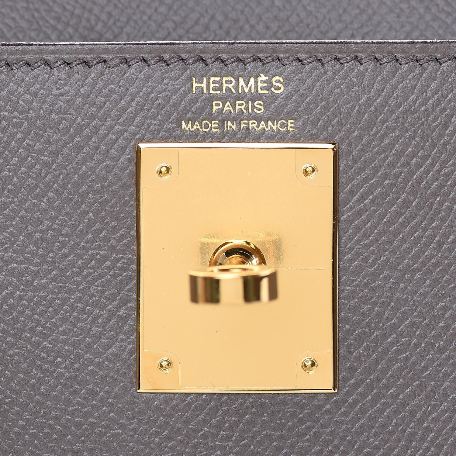 Hermes Epsom Kelly Sellier 28 Etain 9 of 34