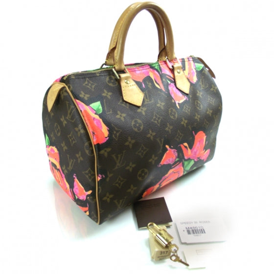 Monogram Roses Speedy 30