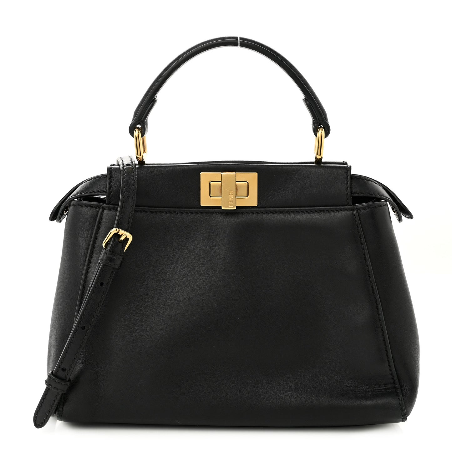 Nappa Mini Peekaboo Iconic Satchel Black