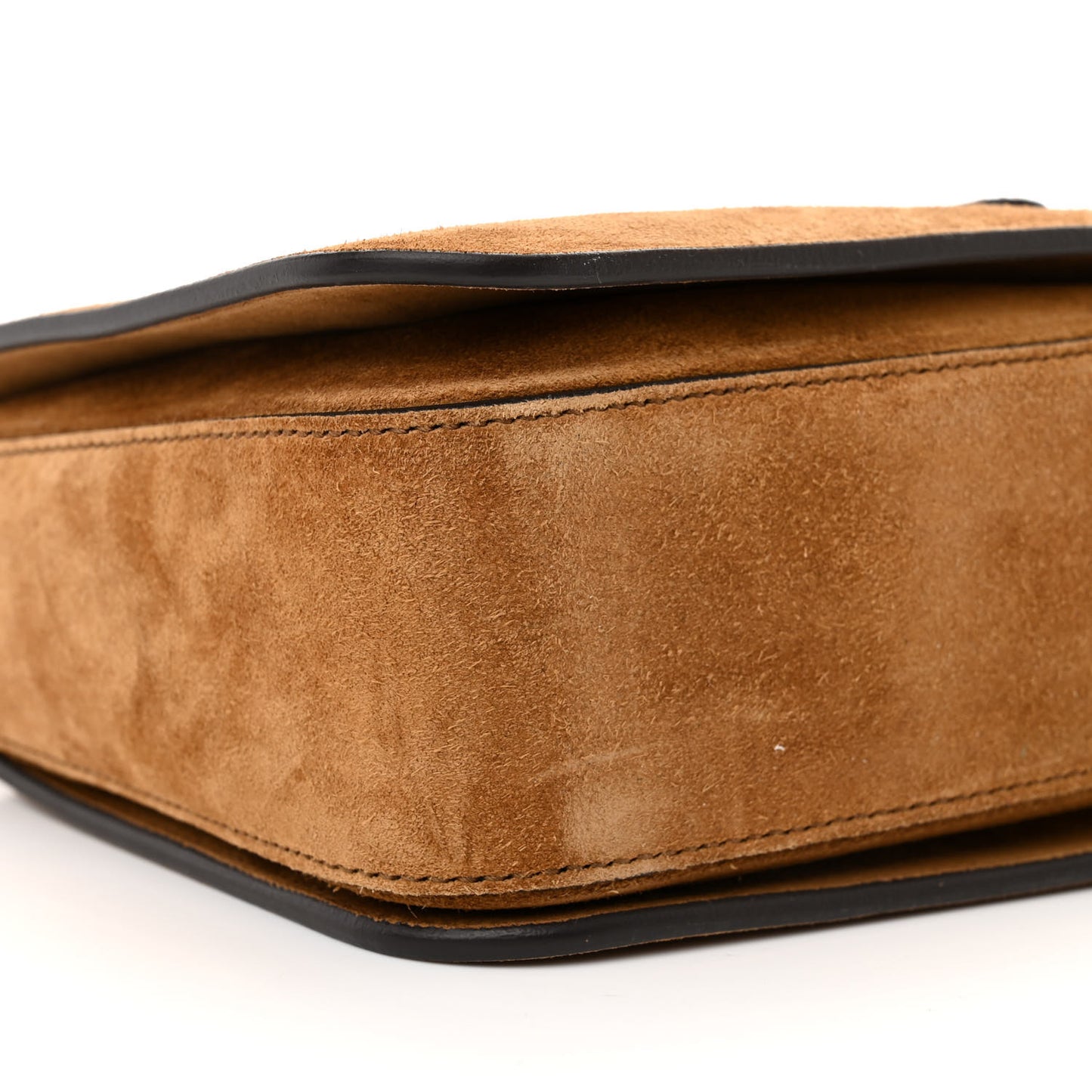 Soft Suede Small Jackie Shoulder Bag Brown