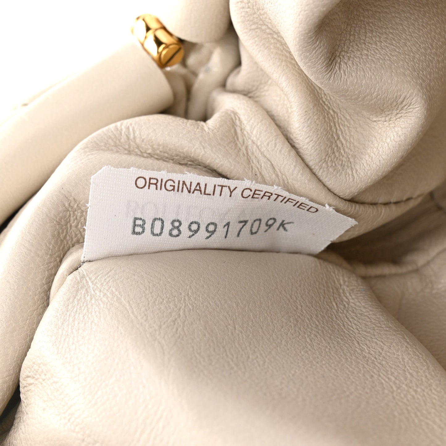 Nappa Intrecciato The Mini Pouch Chalk