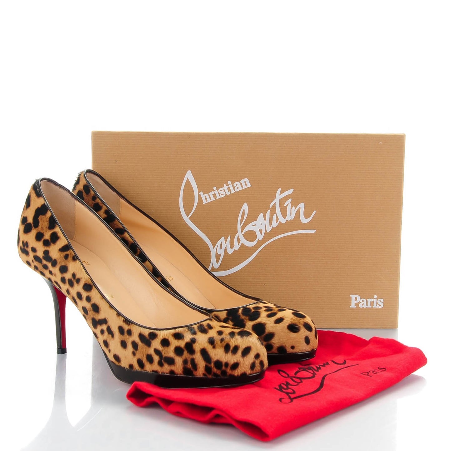 Calf Hair Kid Leopard Prorata 90 Pumps 40